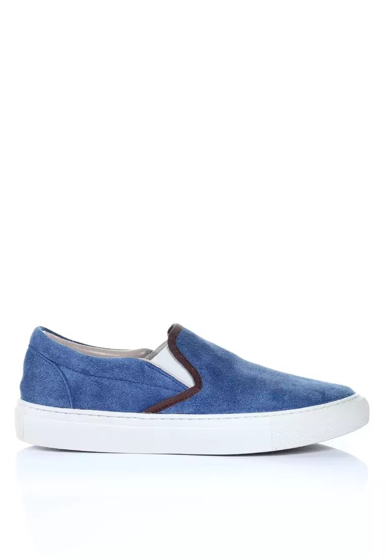 PRODUIT PARFAIT Suede Slip On Sneaker