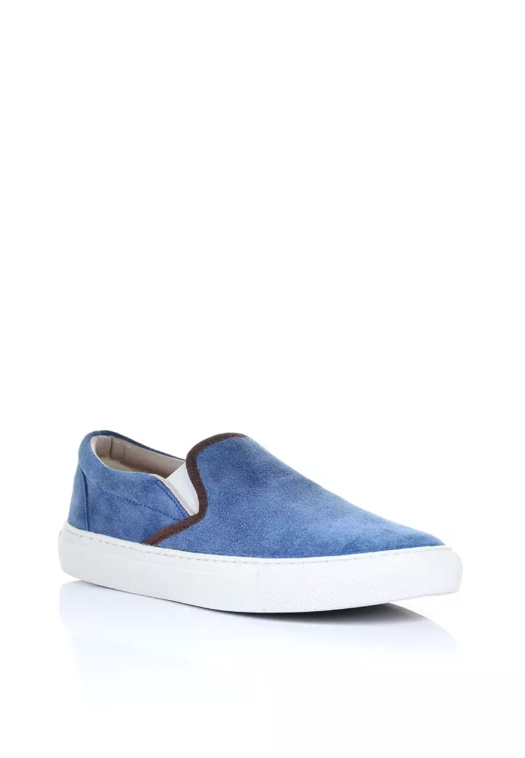 PRODUIT PARFAIT Suede Slip On Sneaker