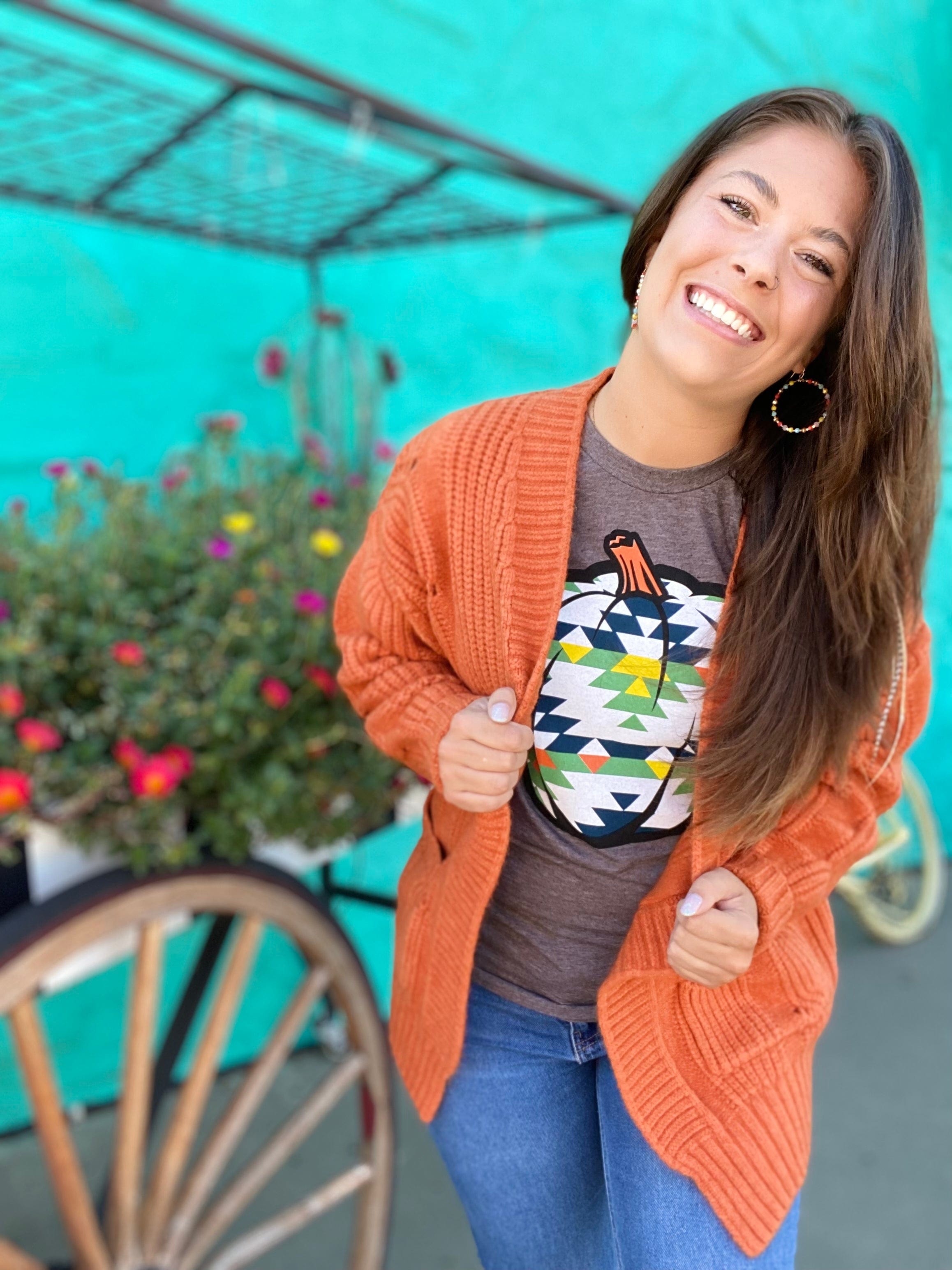 Pumpkin Spice Sweater Cardi