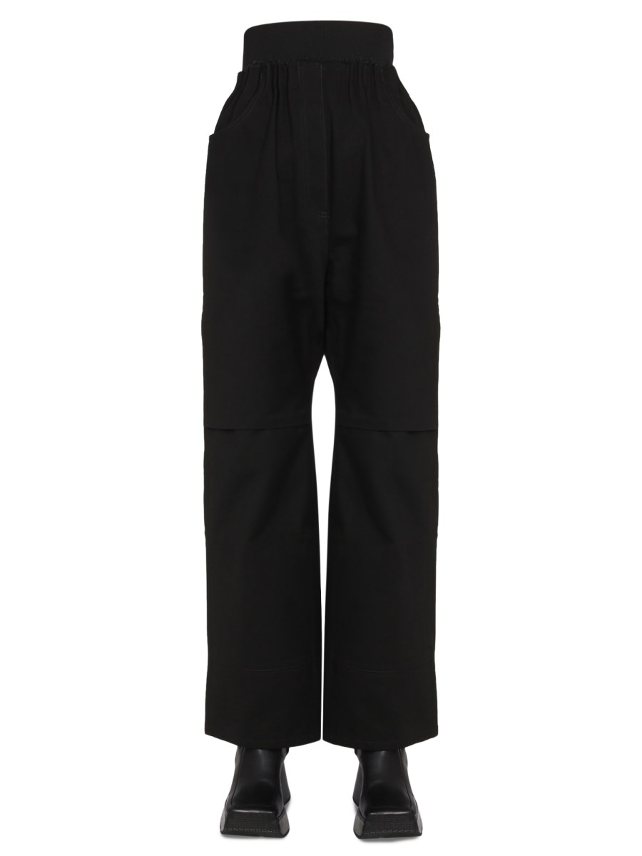 RAF SIMONS    HIGH WAIST COTTON PANTS