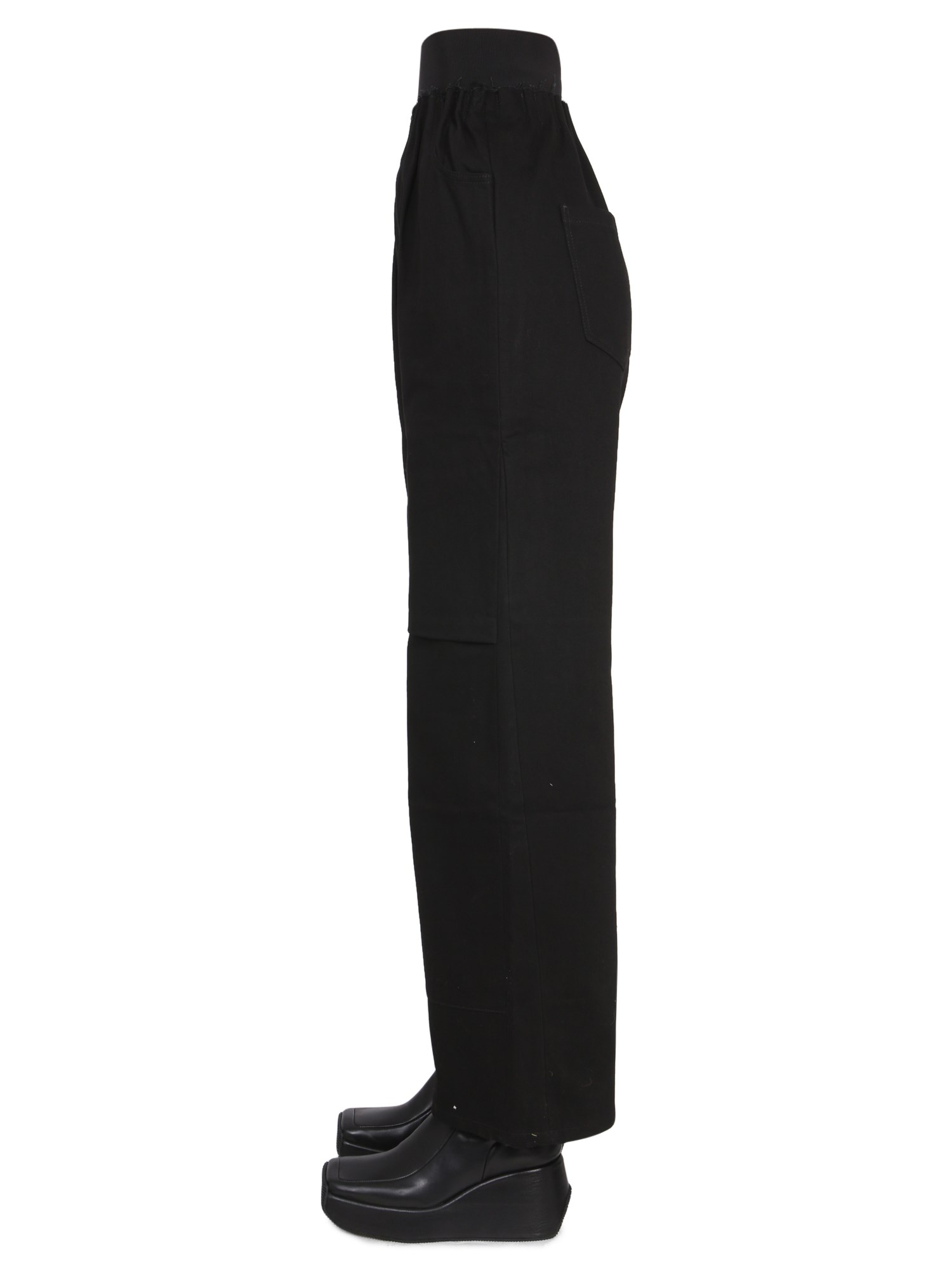 RAF SIMONS    HIGH WAIST COTTON PANTS