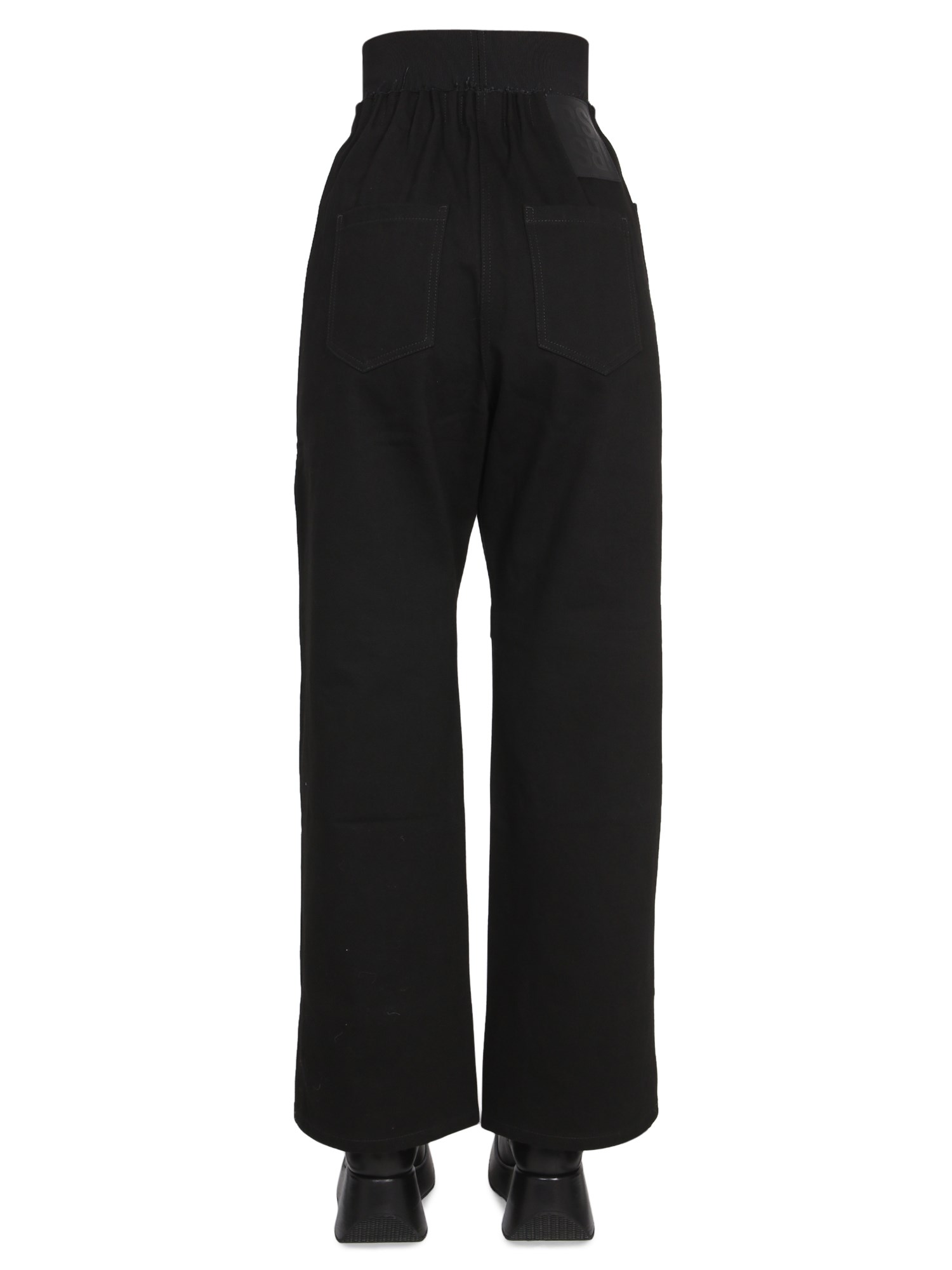 RAF SIMONS    HIGH WAIST COTTON PANTS