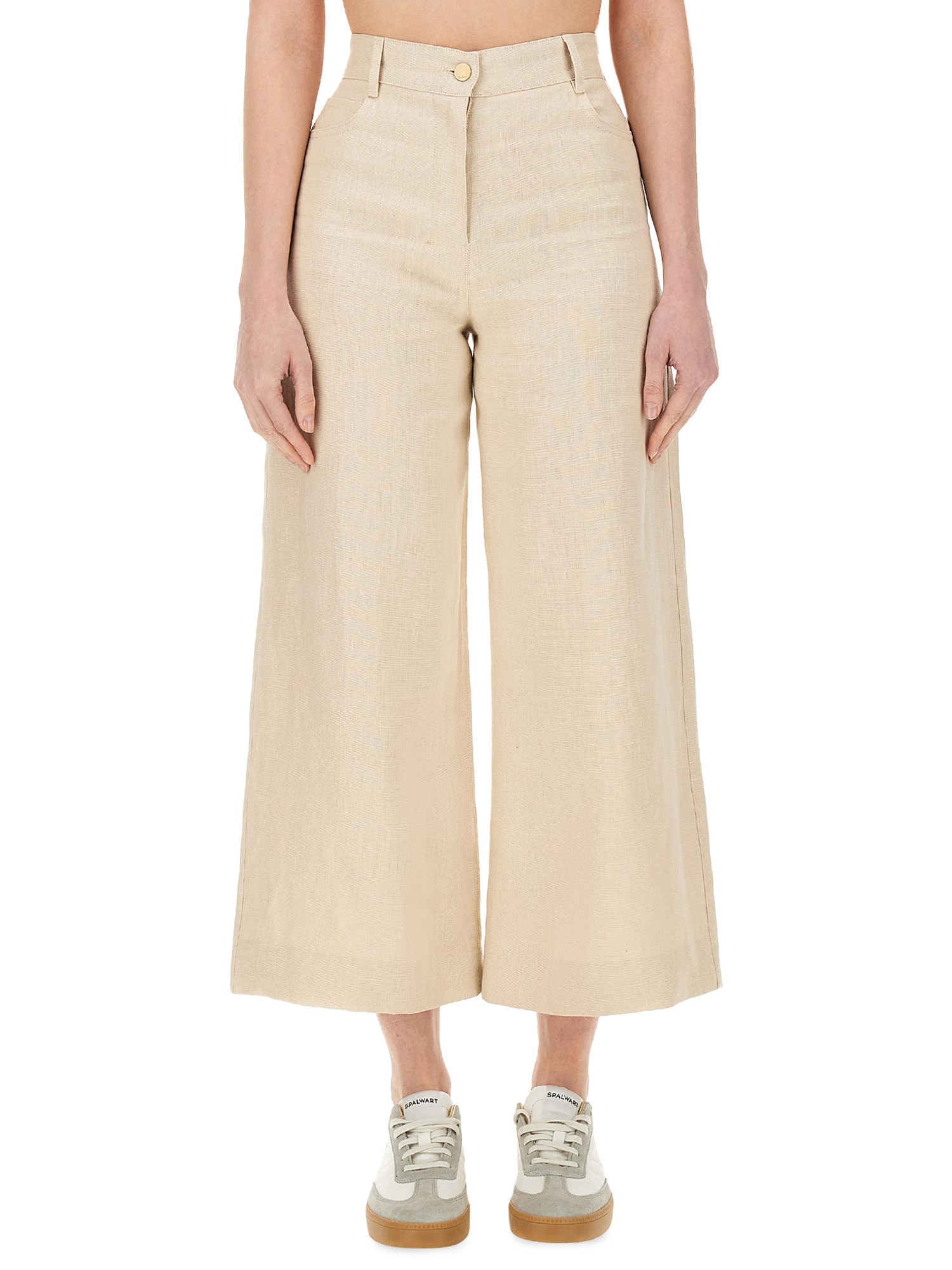 S MAX MARA    LINEN LAPO PANTS