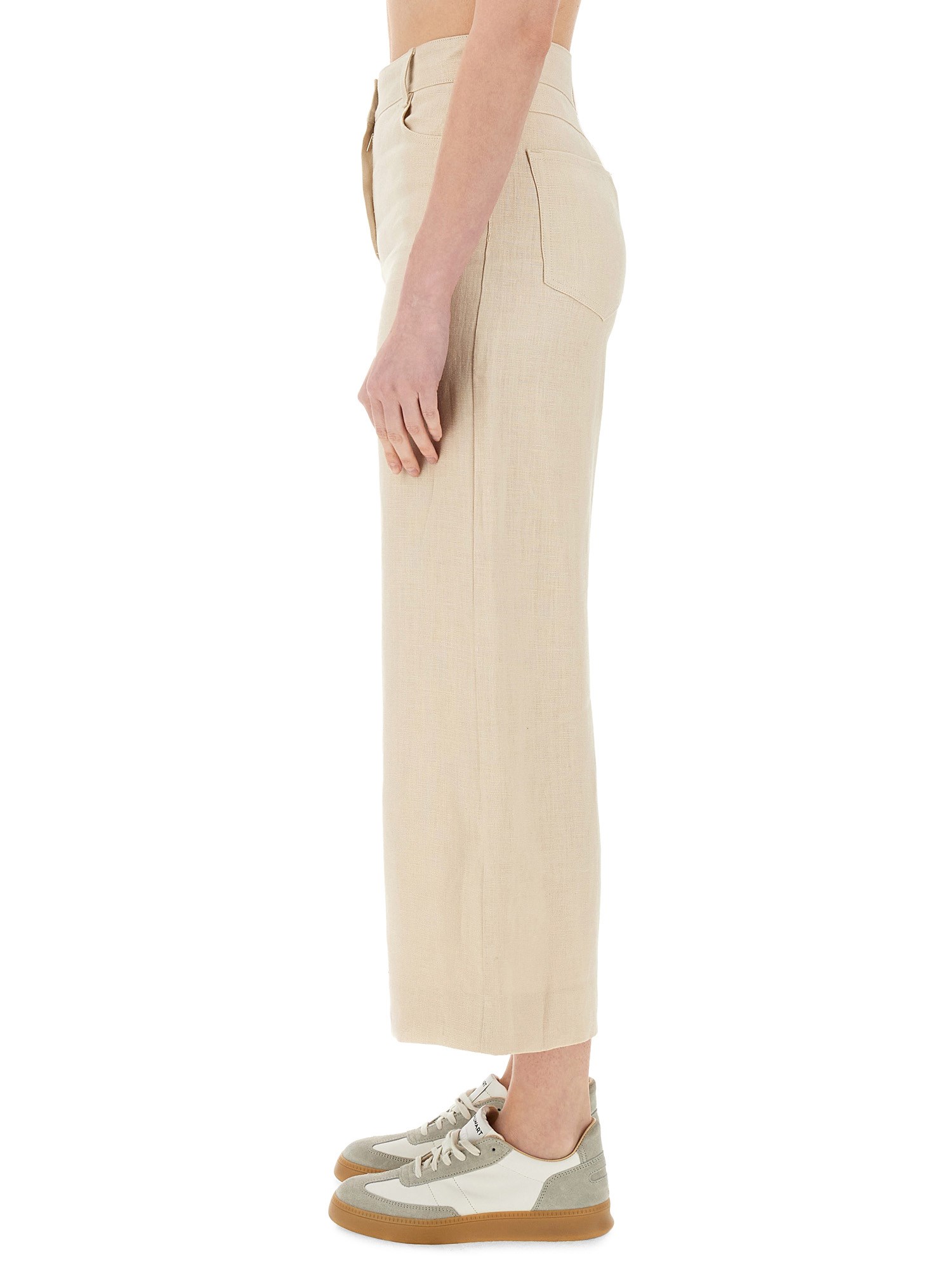 S MAX MARA    LINEN LAPO PANTS