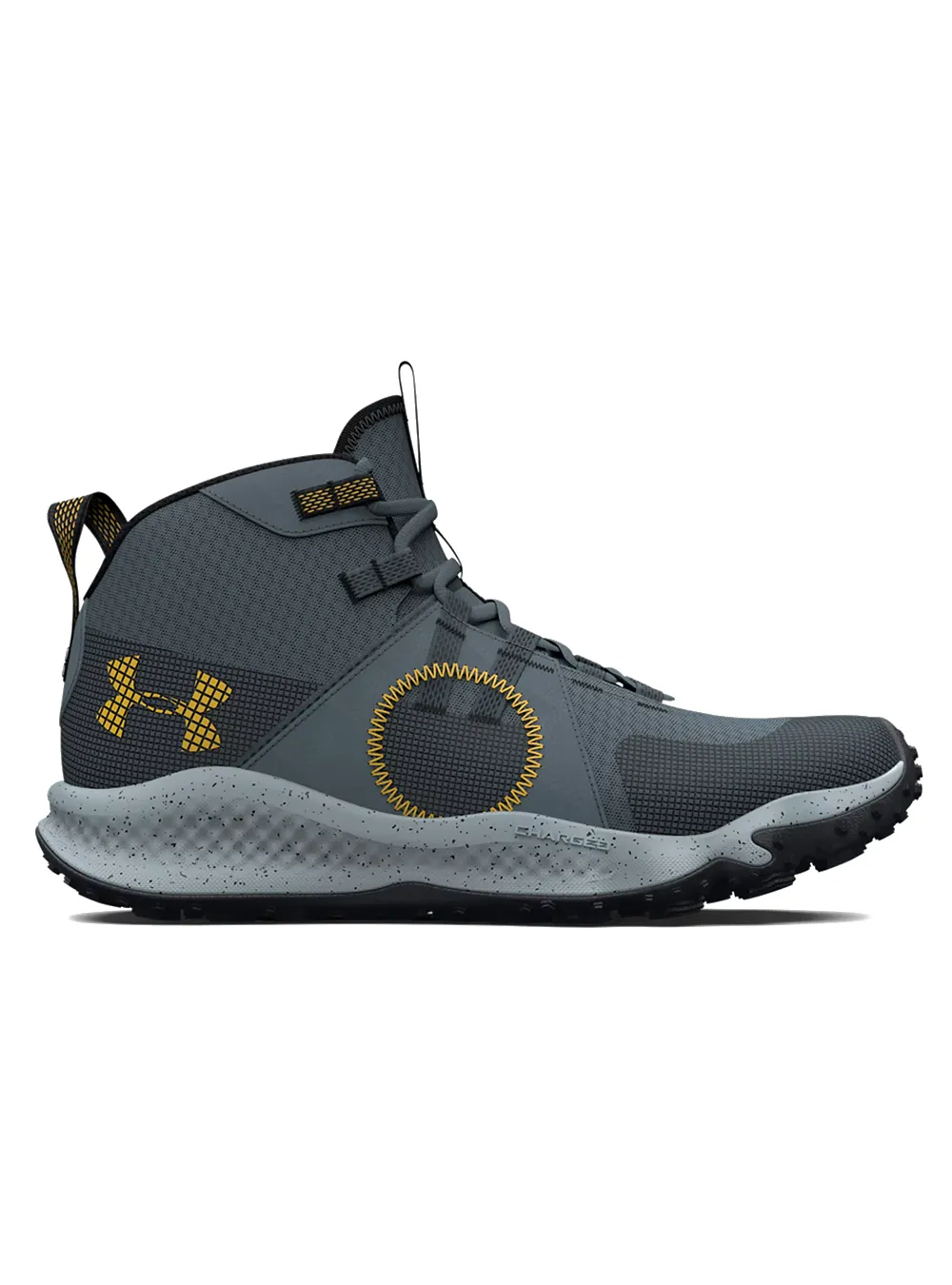 SALE - Under Armour Charged Maven Trek Trail Shoes - Gravel/Harbor Blue