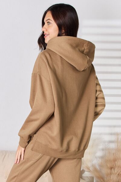 Savannah Drawstring Drop Shoulder Hoodie