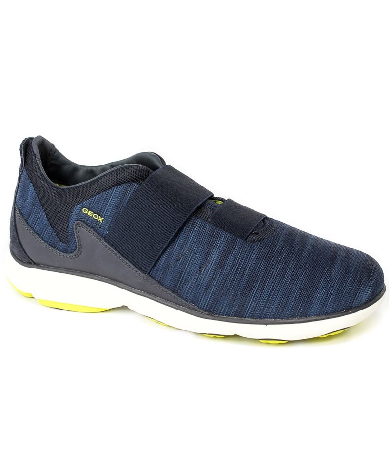 SNEAKERS UOMO GEOX U NEBULA A MESH NAPPA NAVY U25D7A 01485 C4064