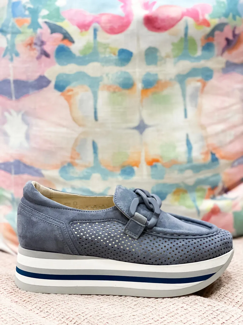 Softwaves Softwaves Cassie Slip-On Sneaker- Denim