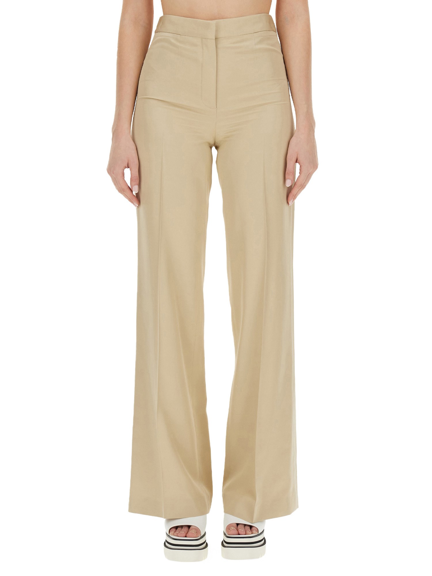 STELLA McCARTNEY    VISCOSE FLARE FIT PANTS