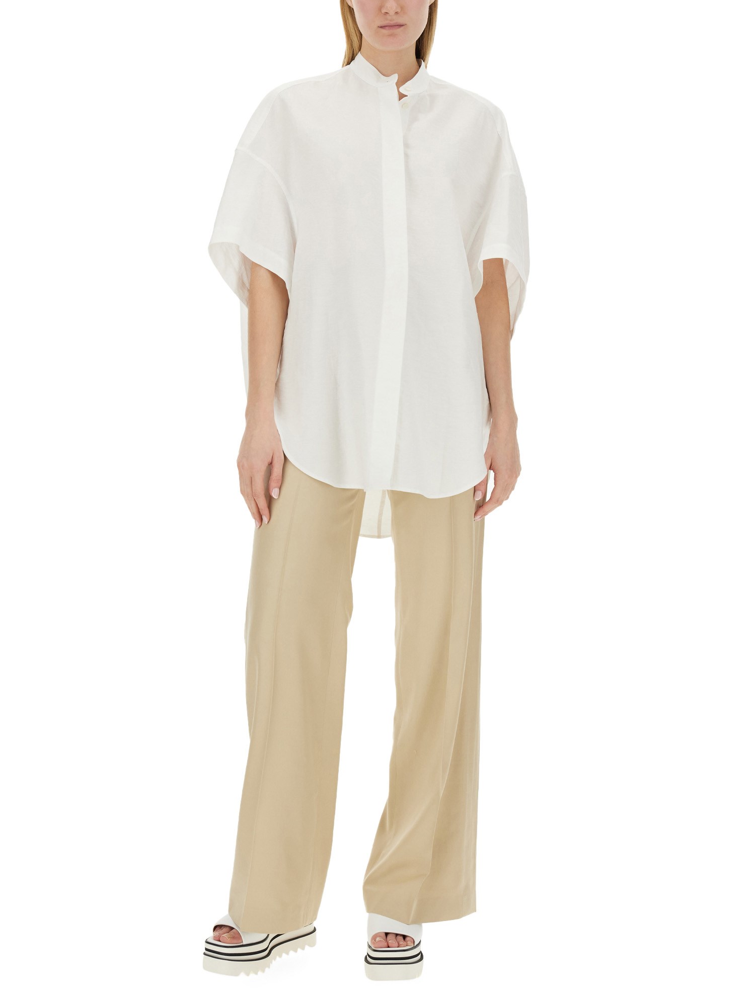 STELLA McCARTNEY    VISCOSE FLARE FIT PANTS