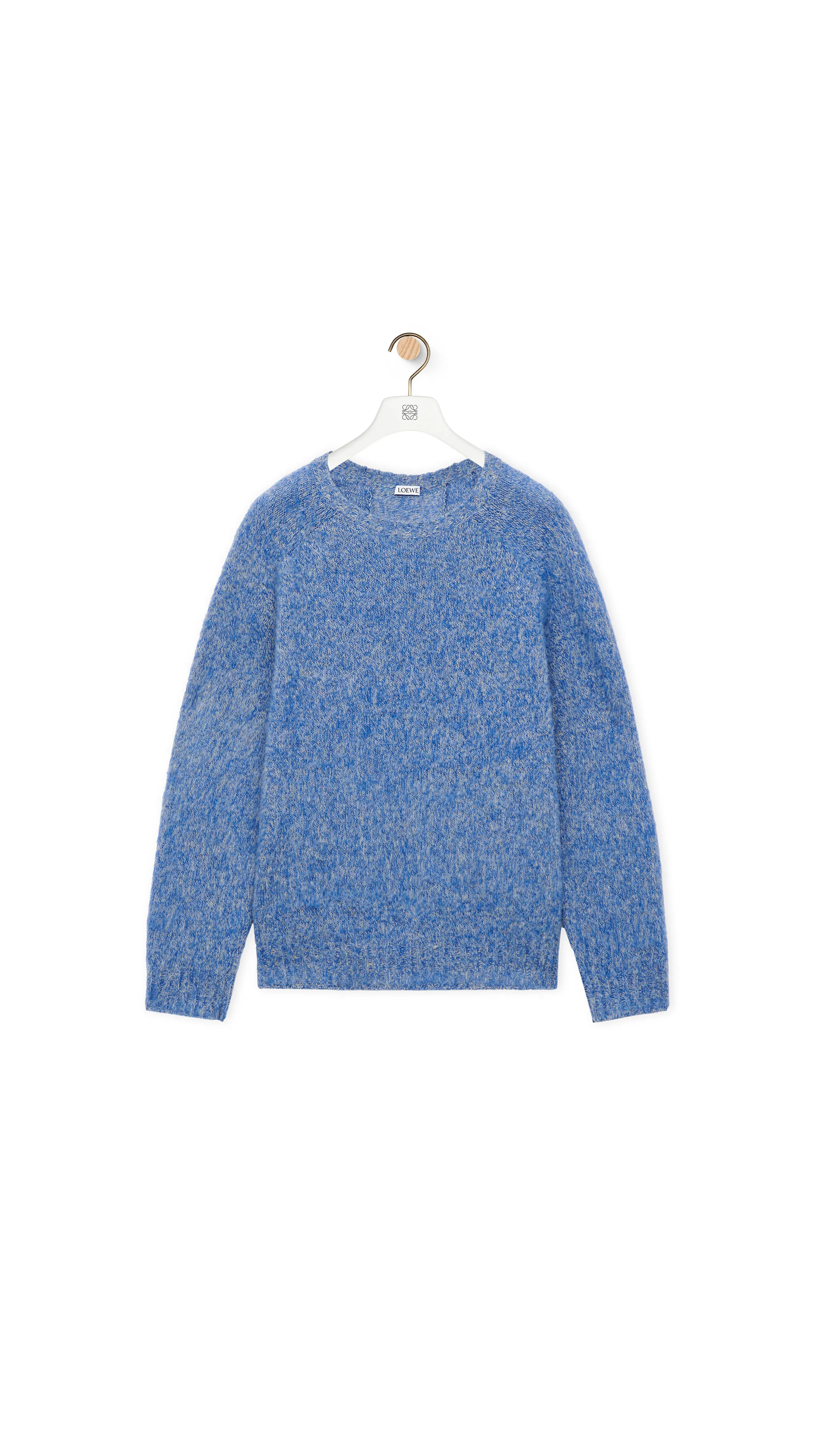 Sweater In Wool - Blue