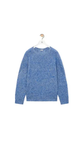 Sweater In Wool - Blue