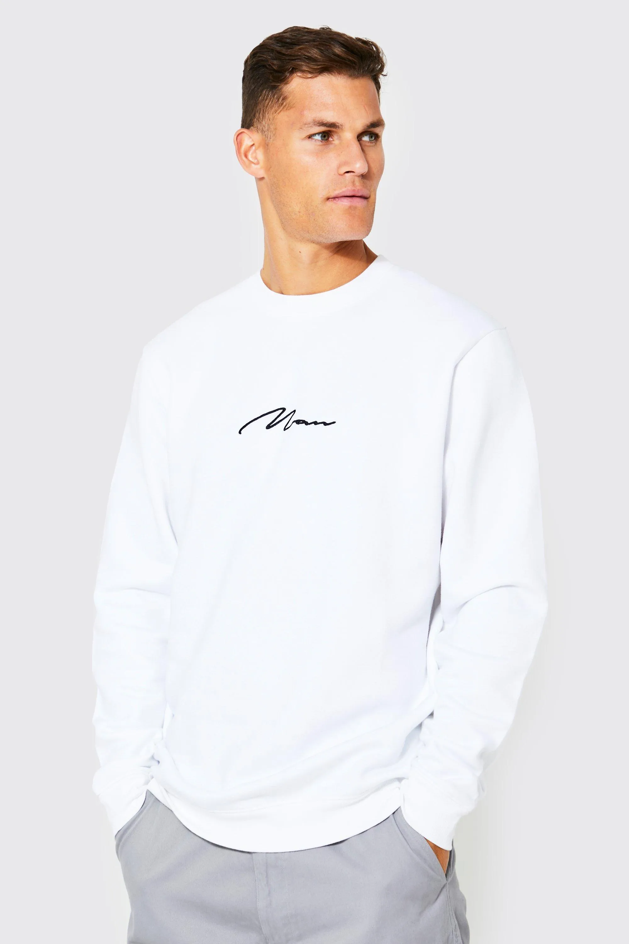 Tall Man Script Sweater