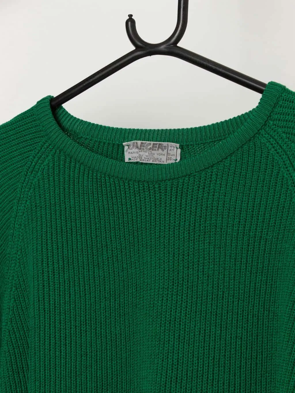 Vintage Jaeger green men’s pullover sweater – Small / Medium