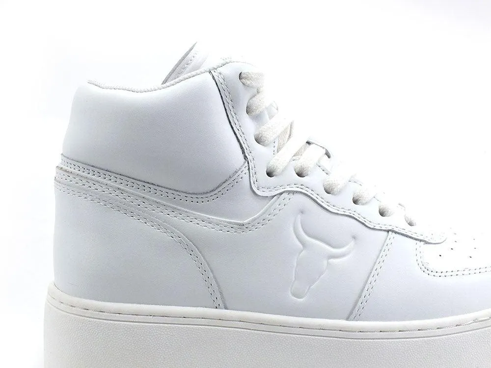 WINDSOR SMITH Sneaker Platform Hi White THRIVE