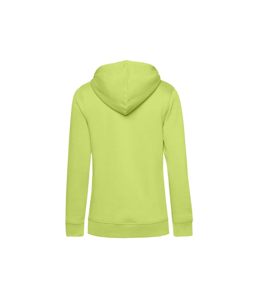 Womens/ladies organic hoodie apple green B&C