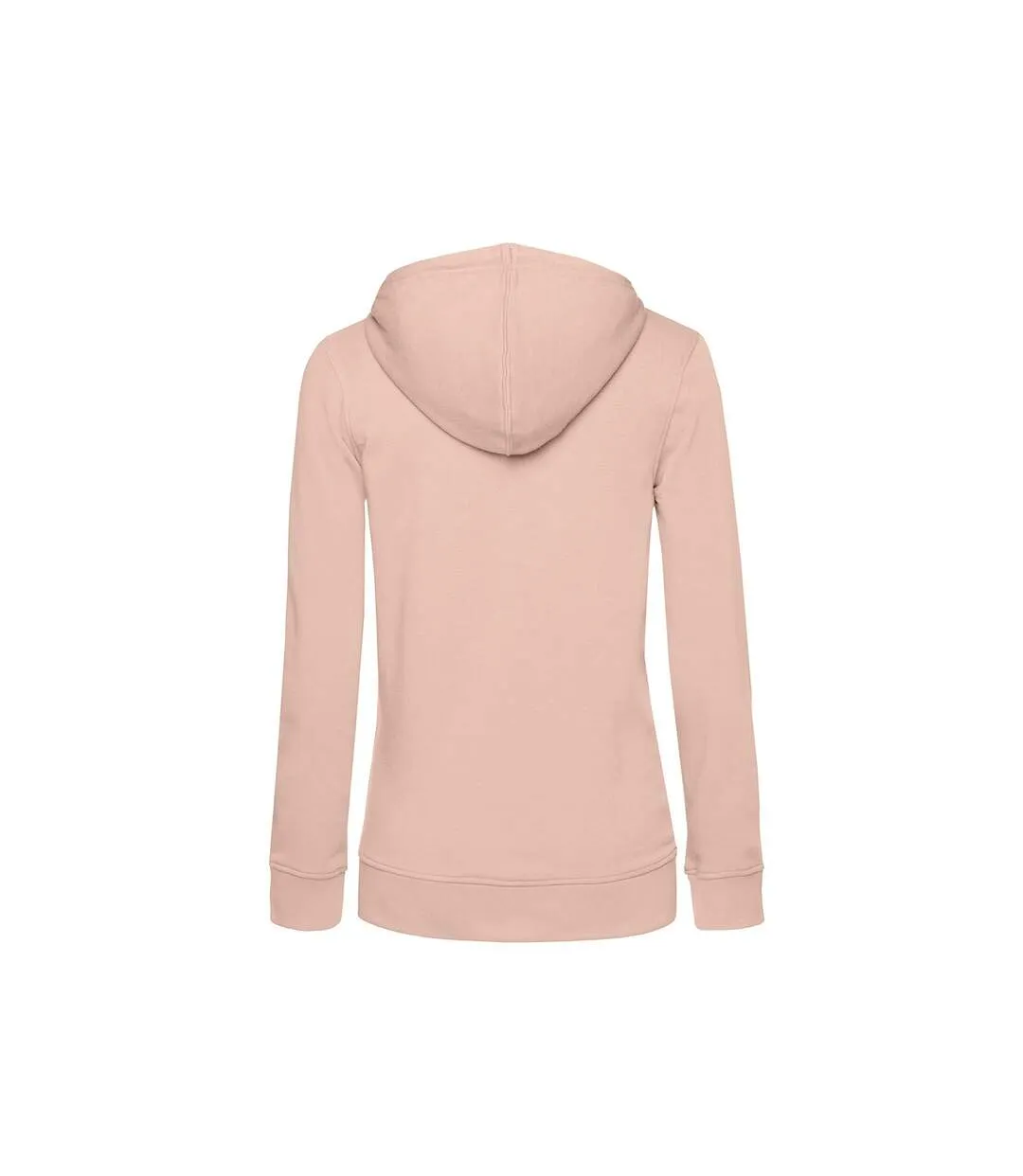 Womens/ladies organic hoodie soft rose B&C