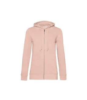 Womens/ladies organic hoodie soft rose B&C