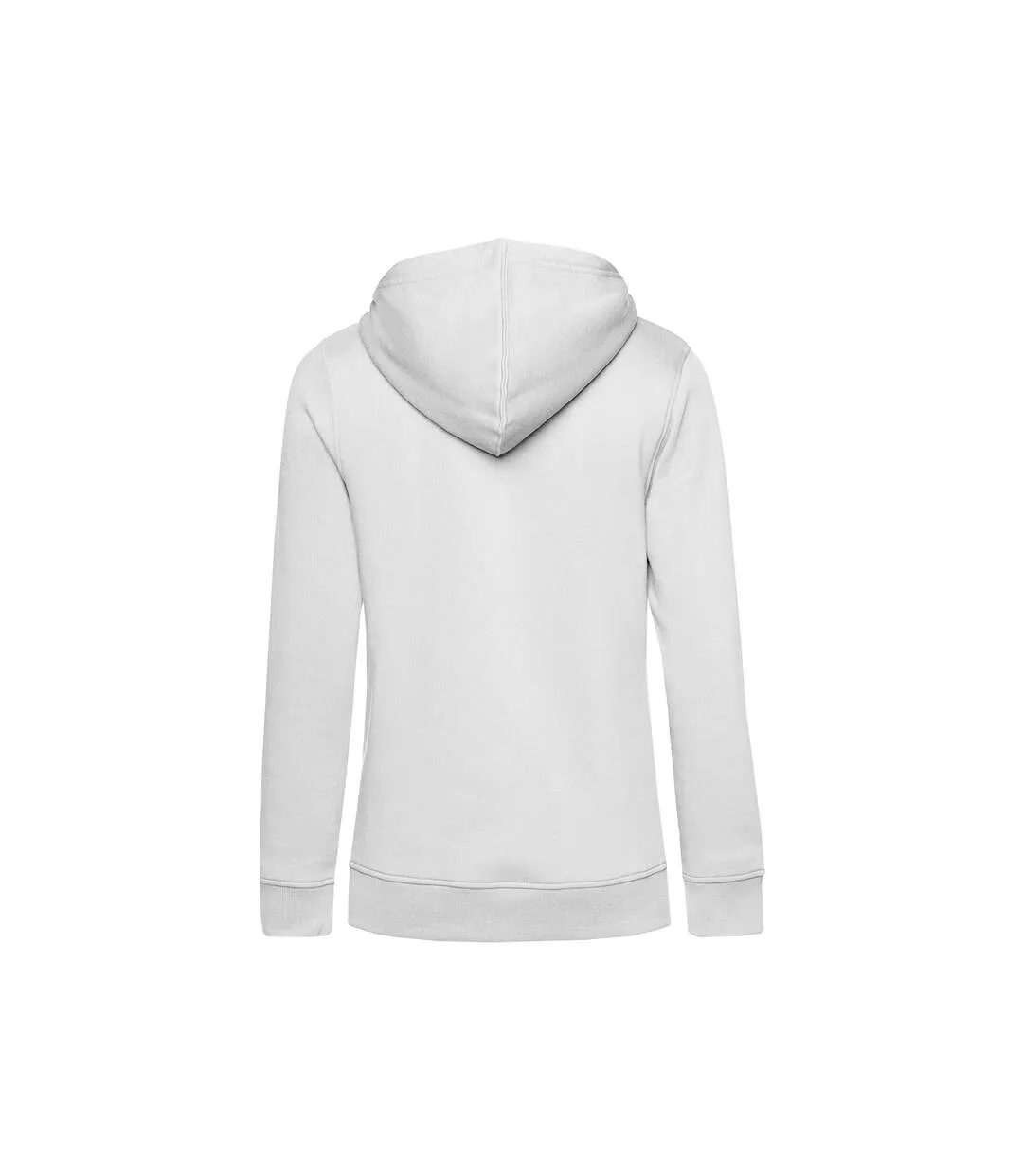 Womens/ladies organic hoodie white B&C