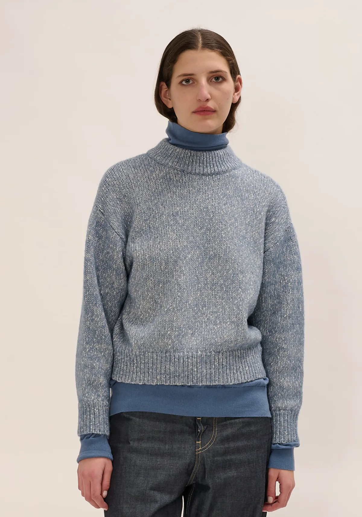 Zenin Alpaca Sweater - Storm Blue